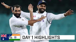 Wickets aplenty but India tickled pink after day one | India's Tour of Australia 2020