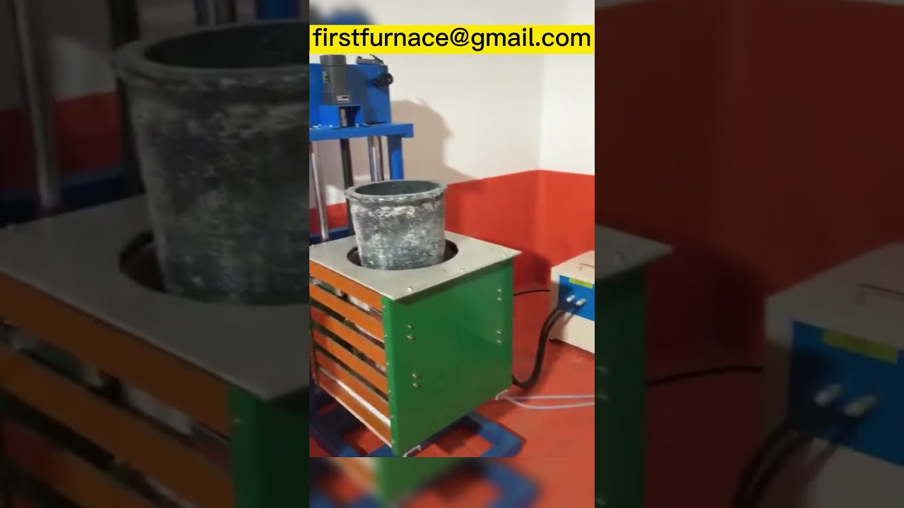 Graphite crucible melting furnace, commissioning of small scrap iron and scrap steel melting furnace