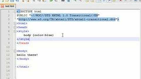 CSS Tutorial - 2 - Basic Structure and Syntax