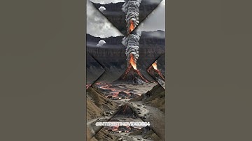 Volcano🌋🤯😨 #shorts #explosion #volcano #fire #new #trending #aivideo #viralvideo