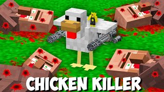 This is THE MOST DANGEROUS CHICKEN KILLER in Minecraft ! DON'T TOUCH THIS MOB !