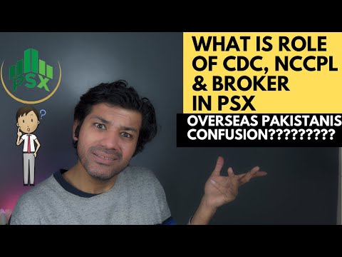 What is role of CDC NCCPL & Broker in Pakistan Stock Exchange? Problem Solved for Overseas Pakistani
