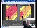 Early Season Winter Storm