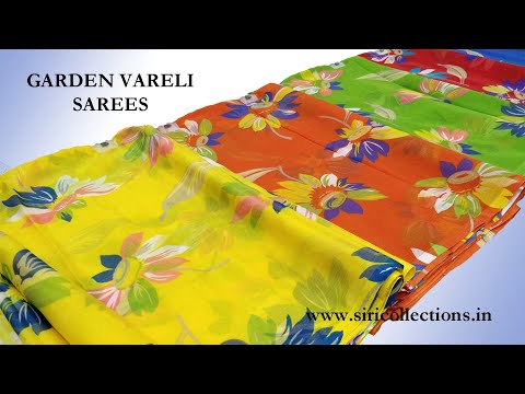 Lovely Garden Vareli Sarees Nara