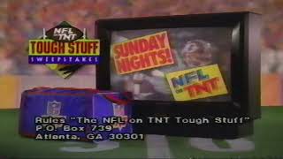 The NFL on TNT Tough Stuff Sweepstakes Commercial - 1991