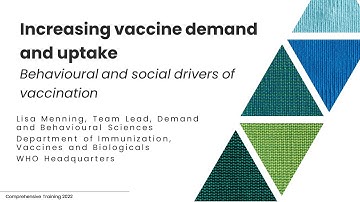 Lisa Menning - Behavioural and social drivers of vaccination