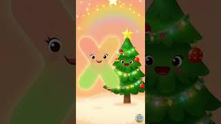 X for Xmas Tree 🎄 | ABC Learning for Kids | Alphabet X Song | Preschool Learning Shorts #kids #funny