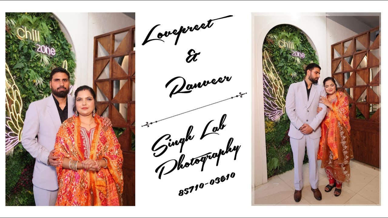 Lovepreet Singh weds Ranveer Kaur Shoot By Singh Lab Pehowa M.8571003610
