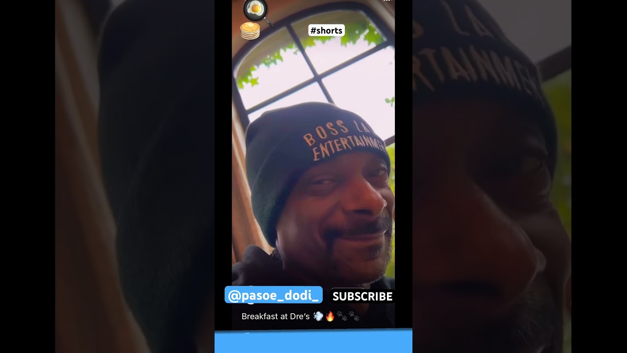 Snoop Dogg Has Breakfast At Dr. Dre’s House