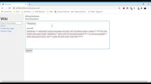Wiki Project 1 2020 CS50