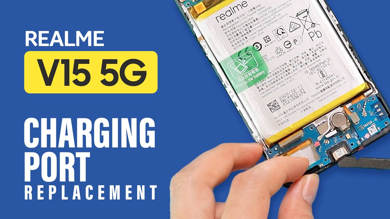 Realme X7 Charging Headphone Port board Replacement | V15 5G - YouTube