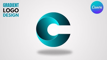 How to Create gradient logo in canva ? | Canva Logo Design lHow to make a Logo in canva