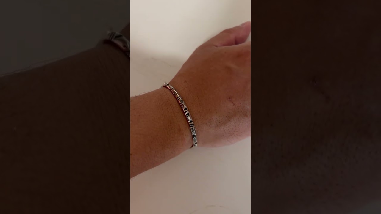 トゥアレグ バングル シルバー 細身 トゥアレグ シルバーバングル