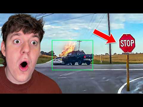 Idiot Runs Stop Sign And Causes Huge Crash!