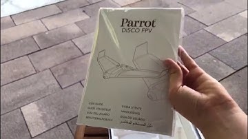 Parrot disco drone unboxing