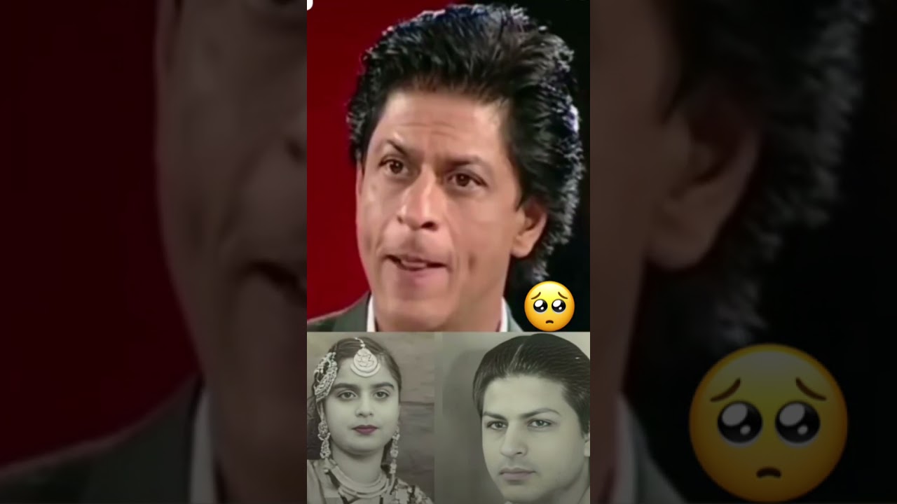 SRK feeling about his mom & Dad🥺Extremely painful to loose both parents at such a young age😢