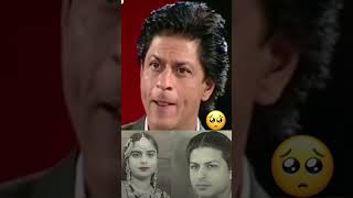 SRK feeling about his mom & Dad🥺Extremely painful to loose both parents at such a young age😢#SRK🙏