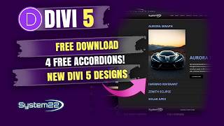 Divi 5 FREE Download – 4 Amazing Accordion Designs You Need Today