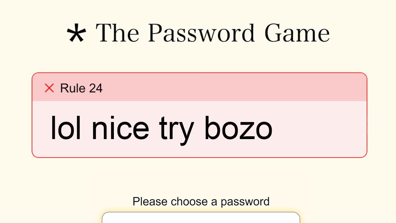 The Password Game: Rules, Answers, Tips and How To Win