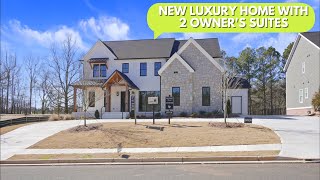 NEW 6 BDRM LUXURY Home With 2 OWNERS SUITES, a POOL, on BSMNT For SALE N. OF ATLANTA (SOLD)