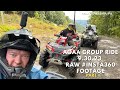 Aoaa group ride 93023 part 1  raw insta360 footage with slawdogshenanigans