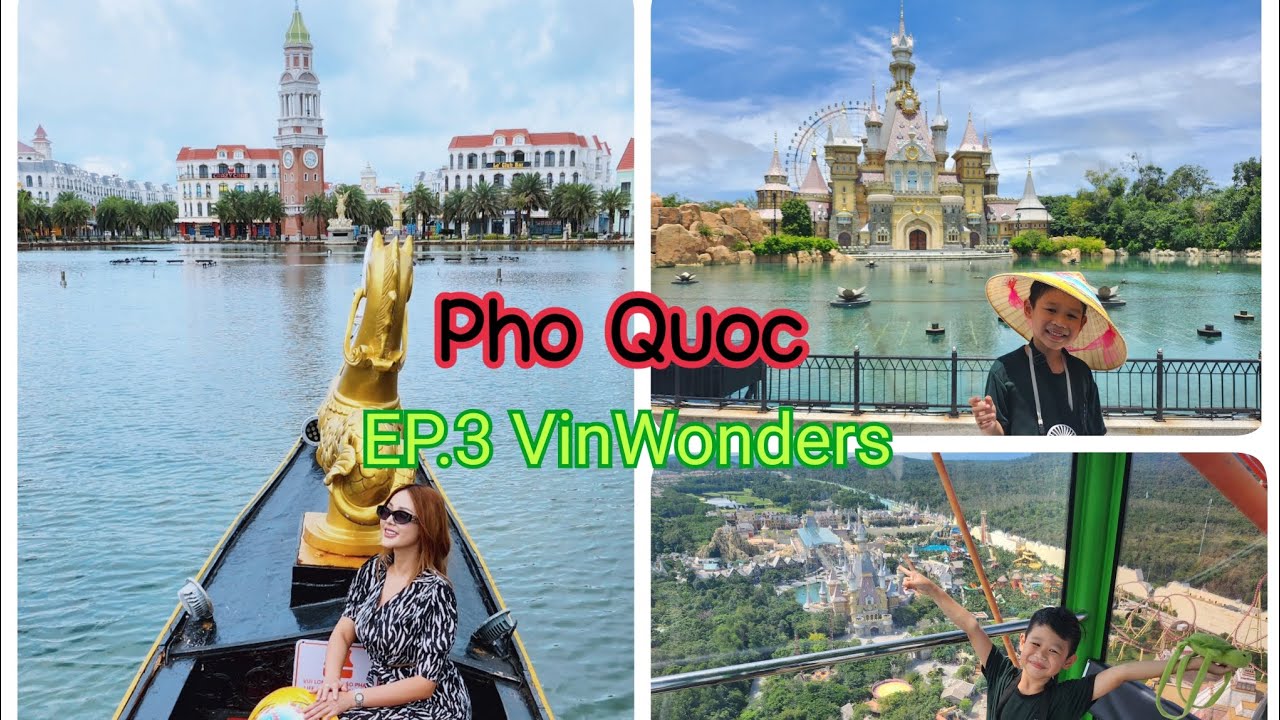 EP.3 สวนสนุกVinWonders  นั่งเรือ ชมเมือง Grand world  