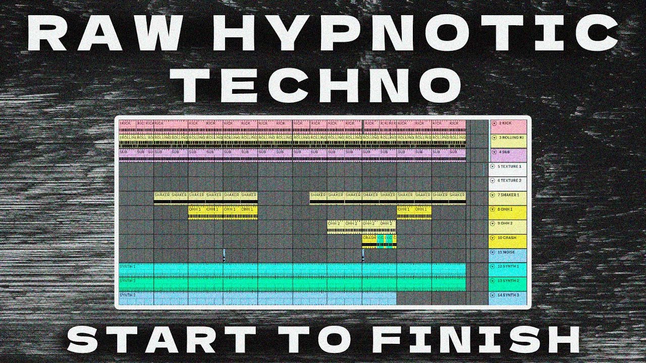 Raw Hypnotic Techno Tutorial - Start to Finish - Ableton Live 11 ...