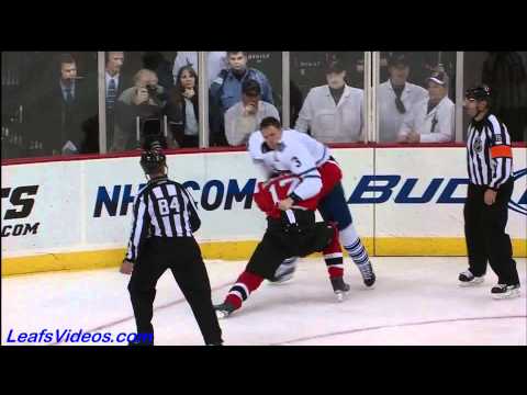 Maple Leafs @ Devils- Dion Phaneuf vs Ilya Kovalchuk - 101226