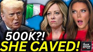 🚨 Italy’s Giorgia Meloni CAVES — 500K Migrants Greenlit, Trump TORCHES Her