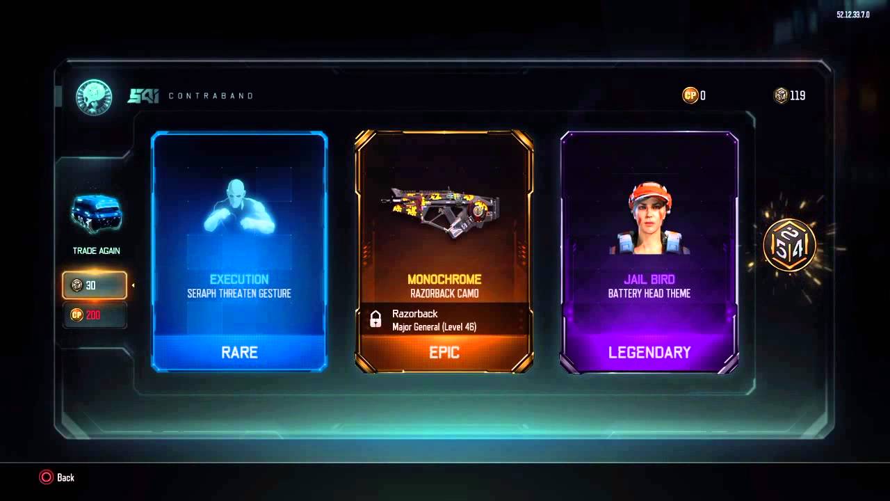Call of Duty Black Ops 3:300 Cryptokey Opening