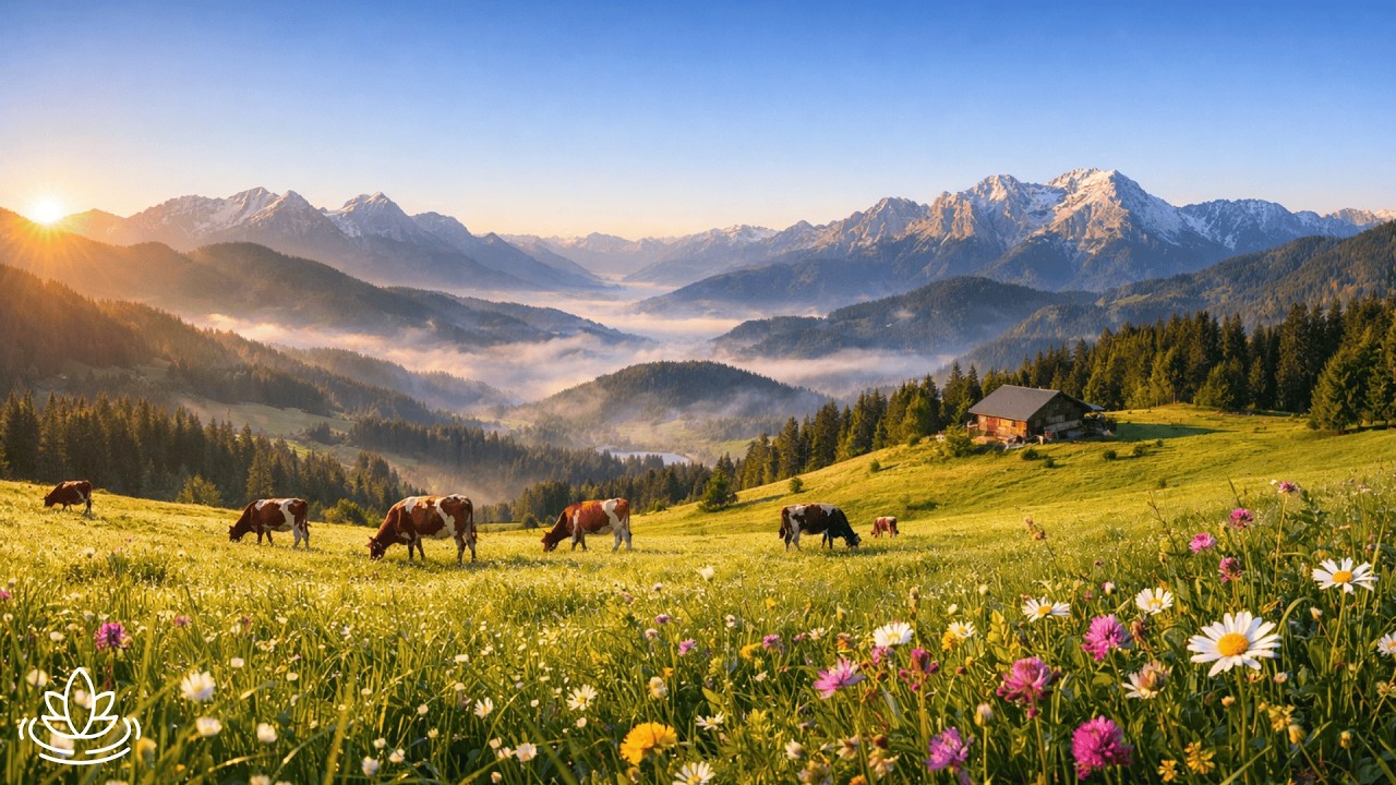 Musique relaxante et sons de la nature : forêt, rivière et paysages 4K pour un sommeil profond 🌿