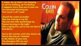 Watch Collin Raye One Desire video