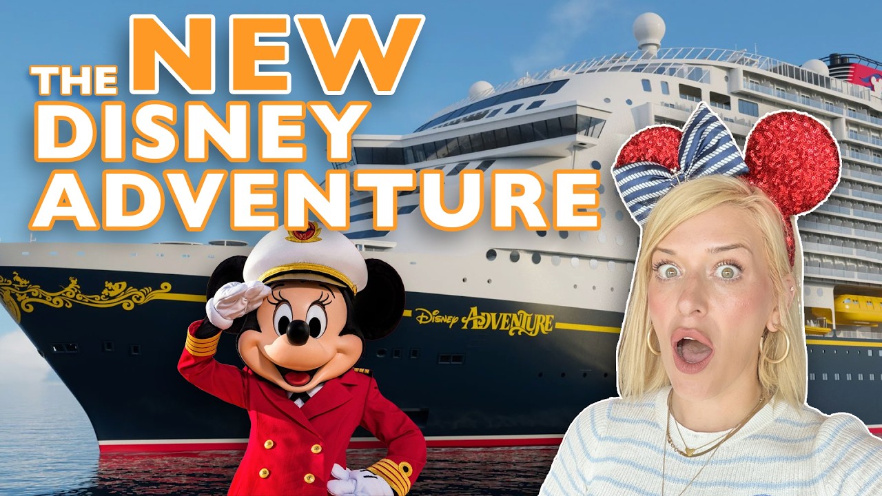 DISNEY ADVENTURE: We Sailed On The NEW Disney Cruise Ship So You