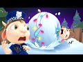 Christmas Incident &amp; Winter Adventures | Cop Run Away | Funny Cartoon for Kids | Dolly and Friends