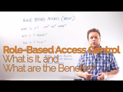 Video: Bagaimana kontrol akses berbasis peran diterapkan?