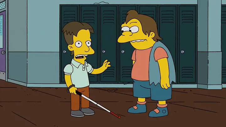 Nelson caring for the visually impaired [The Simps...