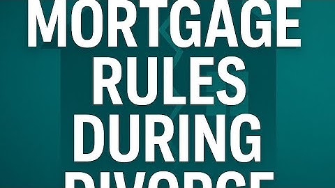 Divorce & Mortgages: Big Mistakes you need to avoid. 