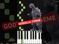 Learn GODZILLA's Theme!| Piano