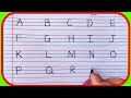 Learn Alphabets abcd for kids /Capital letters/Write Alphabet letter abc/Learn abc ABCD for Children