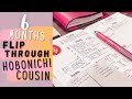 Hobonichi Techo Cousin Flip Through | 6 months - Work and Personal A5 Planner