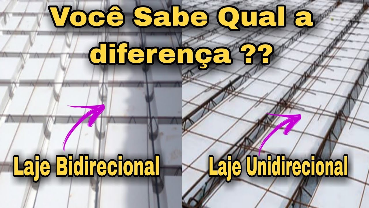 Veja qual é a diferença entre Laje Unidirecional e Laje Bidirecional ...