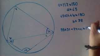 Celebrity Circle Theorem 4 - Angles in a Cyclic Quadlateral worked example Net Worth