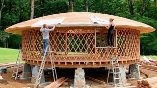 Couple Builds Dream Home in the Forest | Self-Sufficient Nomadic Life @VeganAthlete