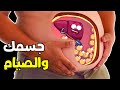 شاهد ماذا يحدث داخل جسمك اثناء الصيام سبحان االله         