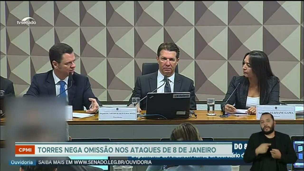 AO VIVO: Anderson Torres, ex-ministro de Bolsonaro, depõe na CPMI dos Atos  Golpistas 