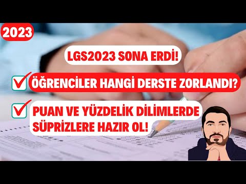 LGS2023 BİTTİ! Öğrenciler