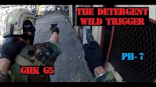 Airsoft FR : CQB THE DETERGENT/ Wild Trigger / GHK G5 / XDM 40 WE /PH-7
