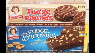 Little Debbie: Fudge Rounds & Fudge Brownies with English Walnuts Review