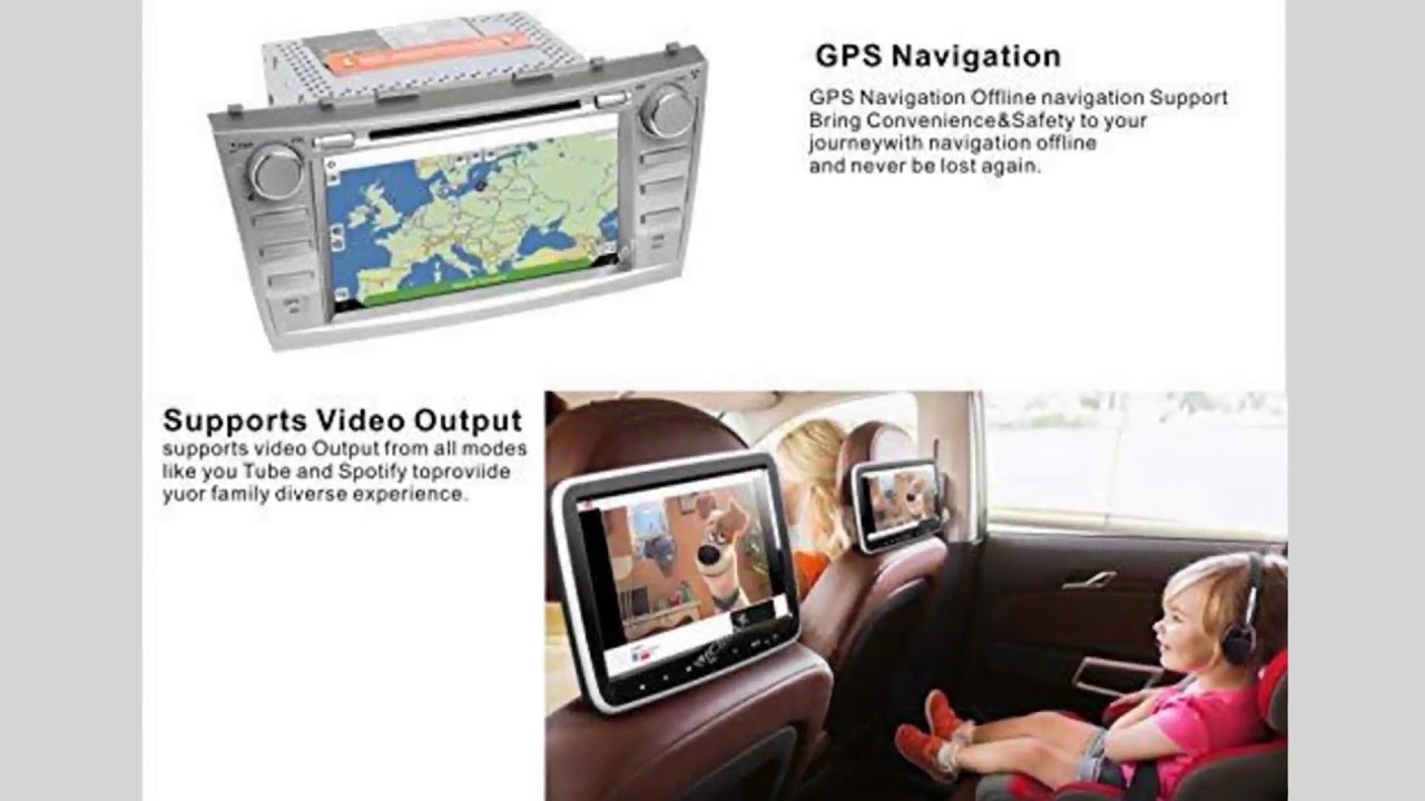 Vicmax Car stereo Toyota Camry 20062011 2 Din In Dash Head Unit Car