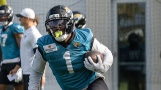 Jaguars RB Travis Etienne on team's motivation to succeed, difference in run game, Week 1 vs brother